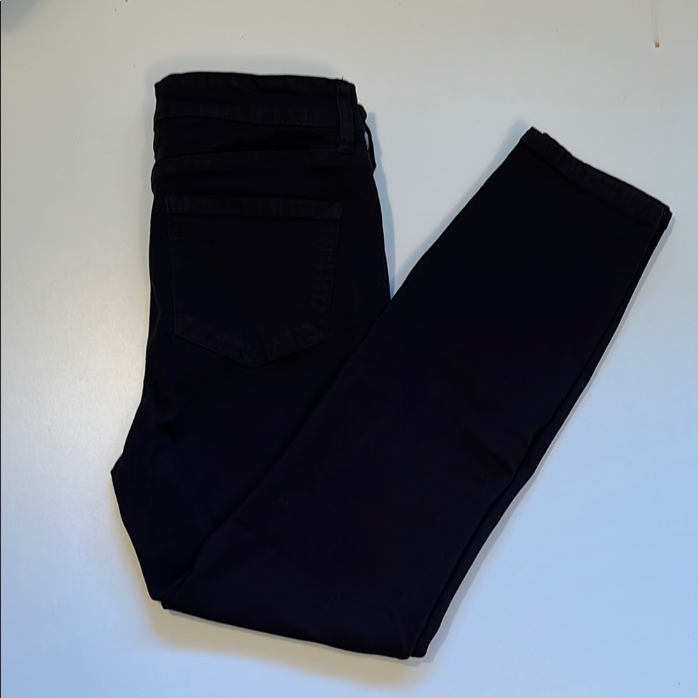 Buffalo Black High Rise Ankle Grazer Jeans